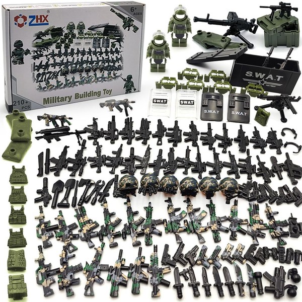 ZHX ZHX Weapon Pack Military Accessories Building Block Toys, Include