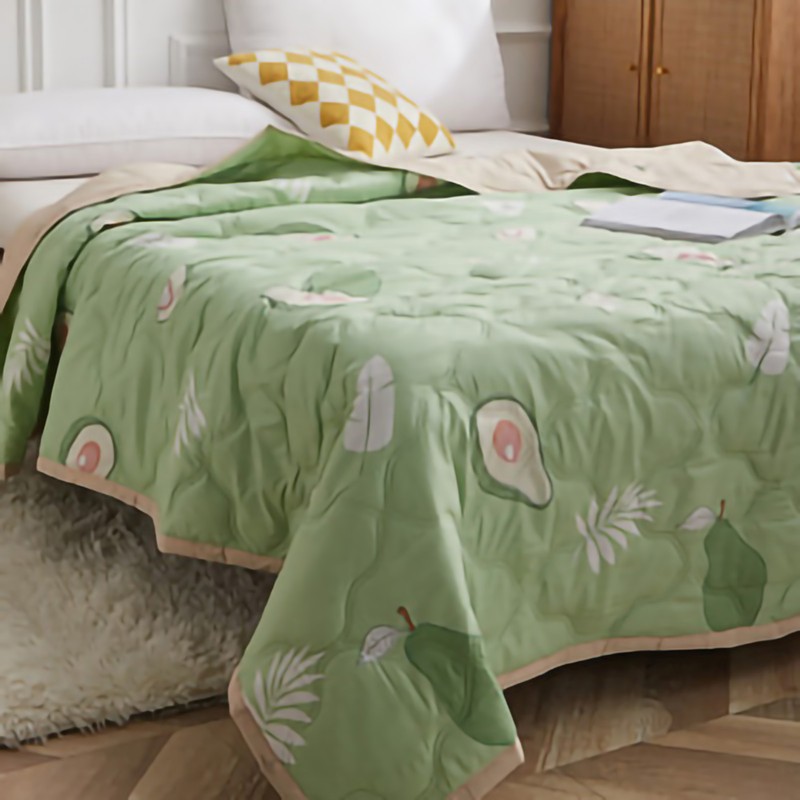 Summer Air Conditioner Quilt Machine Washable Soft Breathable Portable Air