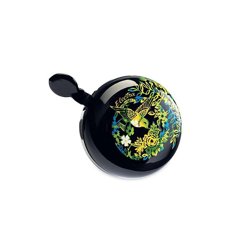 Electra Bicycle Bell Ding Dong Flora & Fauna Black with