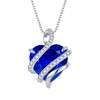 STARCHENIE Heart Birthstone Necklace 925 Sterling Silver Infinity Love Pendant