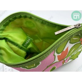 CLINIQUE  Print Cosmetic Makeup Bag  Zipper Pouch 9.5"x5.5"x2.5" NEW  PICTURES