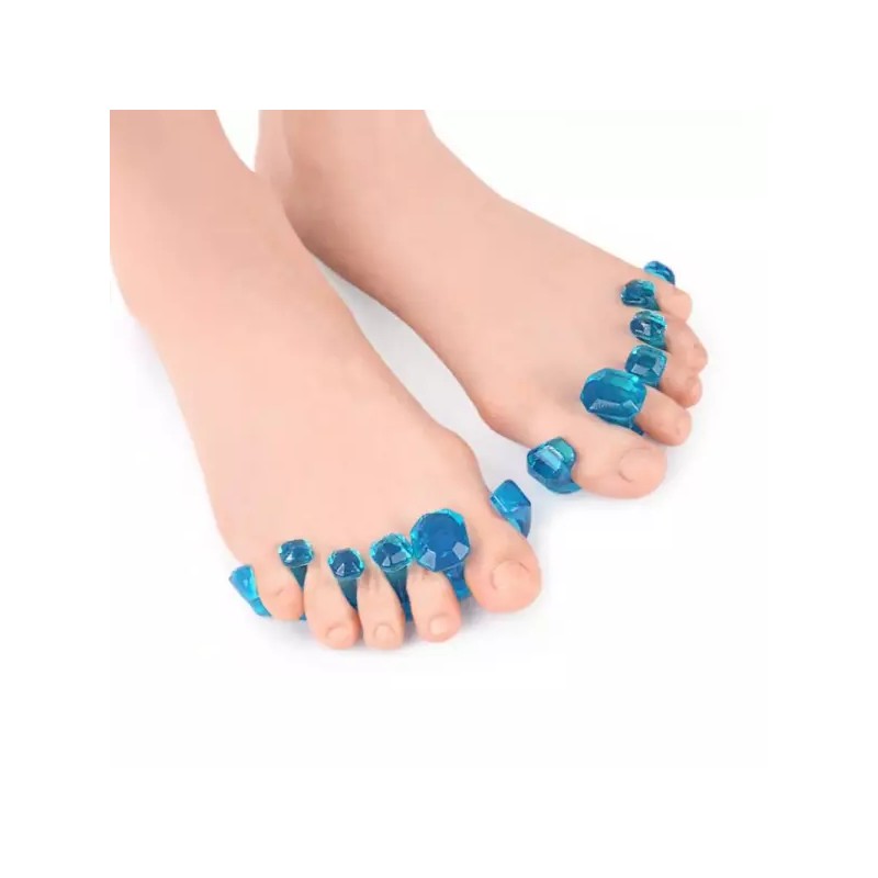 발가락 벌리개 패드 분리형 발가락링 발톱사이 보호 Toe Separator Pad