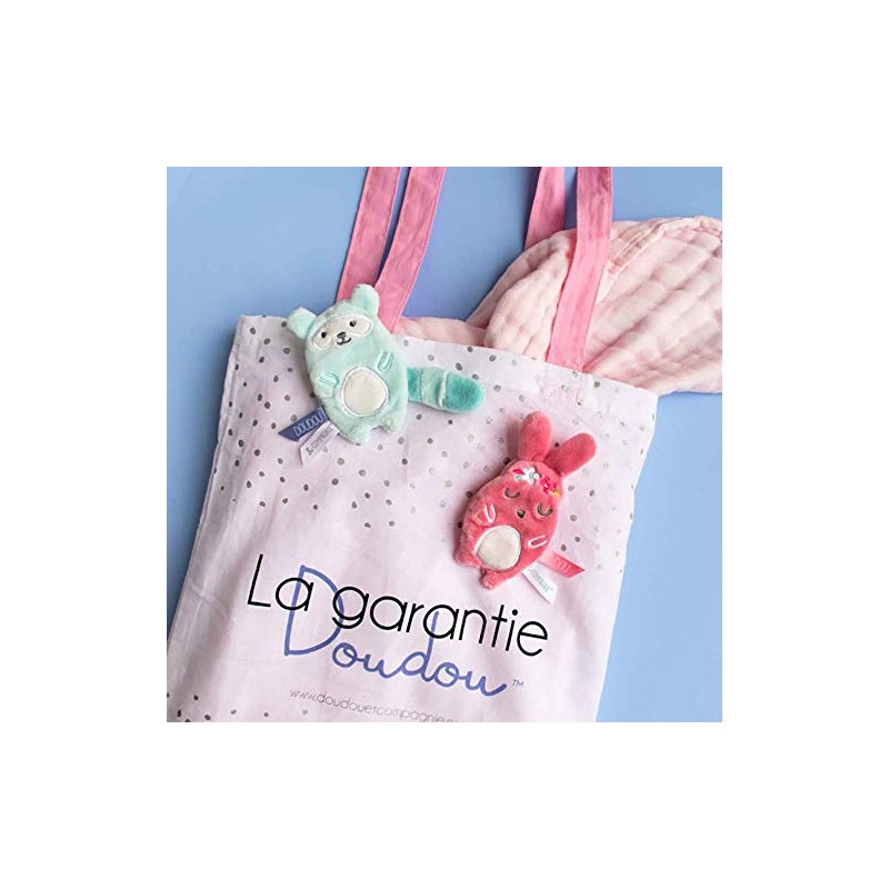 Doudou et Compagnie Lapin Bonbon Pink Soft Toy 16 cm