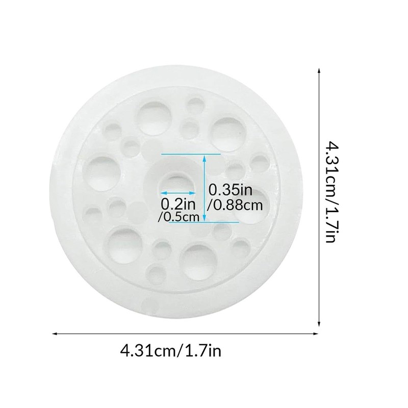 TENOL 250 Pieces Foam Board Washers Plastic Flat Washer Accessory