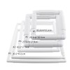 Zerodis Embroidery Hoop Frame for DIY Embroidery Rectangle Plastic Clip