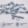 SKIR'CO (8 pcs) Wedge Anchors M10 x 75 mm, Metal