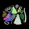 Christmas Tree Stamps and Dies for Card Making, Winter Pine