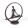Danya B. Meditation Circle Cast Iron Sculpture | Contemporary Metal