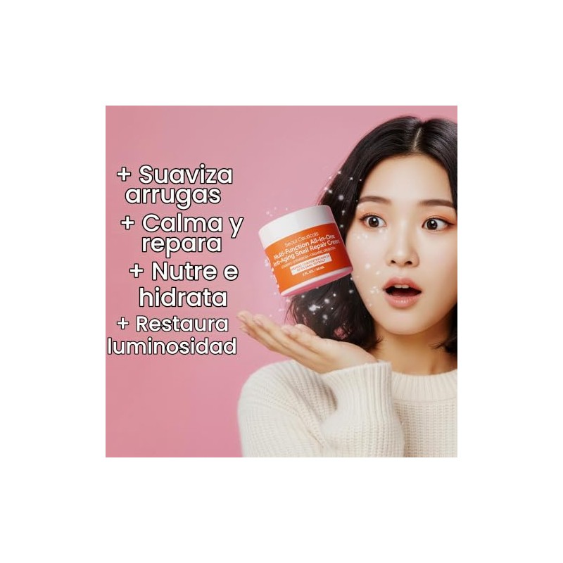 SeoulCeuticals Crema Multiusos con Extracto de Caracol, Vitamina E y