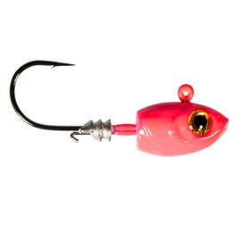 Z-Man MSH18-01PK4 Micro Shad HeadZ 1/8 oz, Pink Glow, 4 Pack