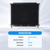 BARTOO Universal Transmission Oil Cooler, Aluminum 25 Row Plate &