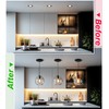 AKEETO 5 & 6 Inch Recessed Can Light Conversion Kit,