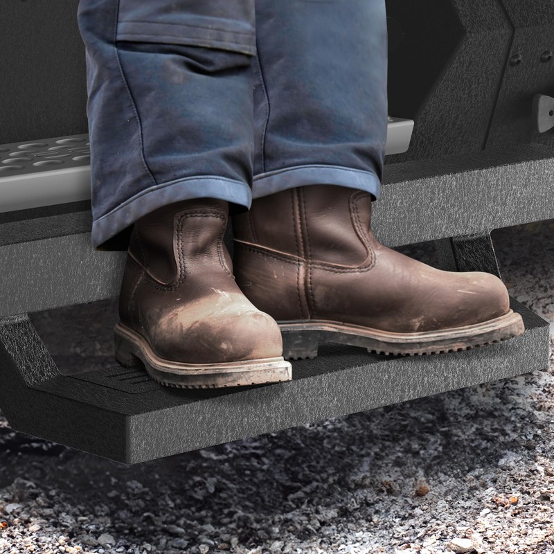 Hitch Step for 2" Trailer Hitch Receiver, Heavy Duty Steel