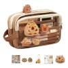 Estuche Aesthetic Lapicera Capibara Pencil Case Papeleria Color Marrn