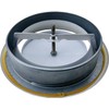 6 Inch Round Air Vent Cover, Steel Adjustable Grille for