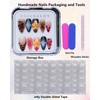 CAMILCY Press on Nails Handmade Nails Luxury Reusable Fake Nails