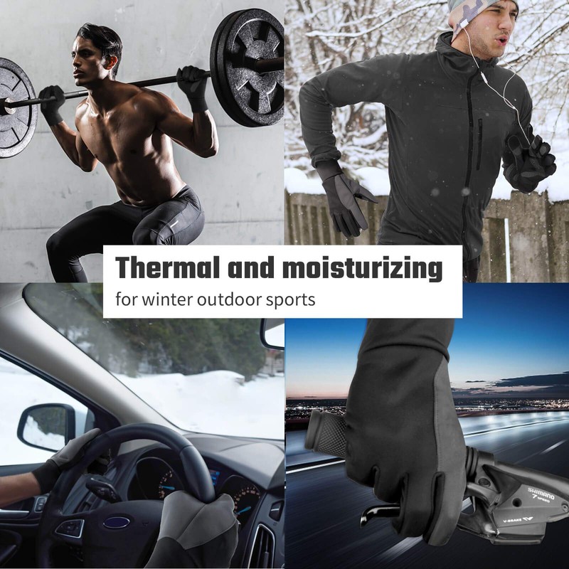 FanVince Gloves Cycling Touch Screen Bike Accessories Hiking Gloves Mens