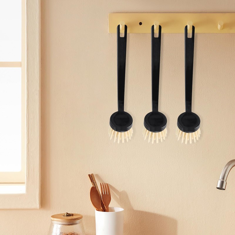 Ziyonix Washing Up Brush Black – High-Quality Dish Brush Set,