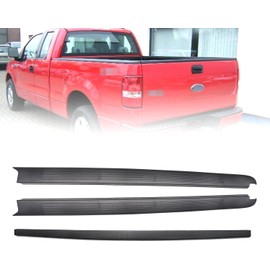 Side 5.5' Right and Left Bed Rail & Tailgate Cap Molding Kit 4L3Z-9940602-AAA, 4L3Z-84291A40/41-AAA Compatible with 2004-2005 Fo-rd F150
