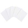 KOMESICHI White Plain Tenugui Oka Fabric Set of 5, Approx.