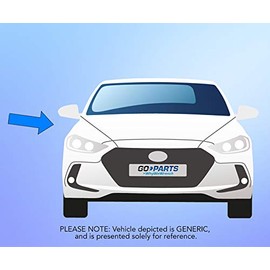 Go-Parts - Front Fog Light Molding for Acura TL 2007-2008 Right (Passenger), Paint to Match, Base Model, Replacement