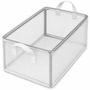 Transparent PVC Storage Box for Clothing – Foldable Steel-Frame Organizer