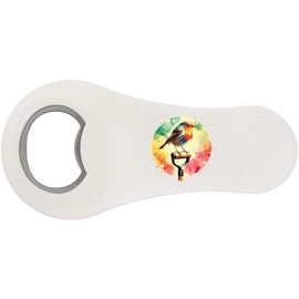 'Robin on a Garden Spade' Bottle Opener Fridge Magnet (BO00083949)