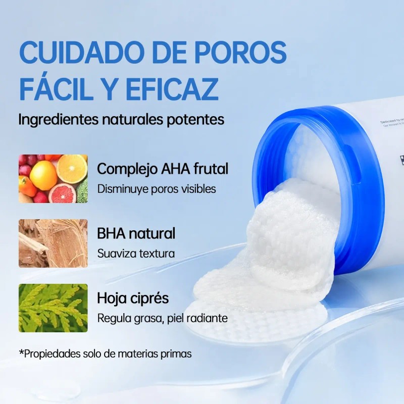 Medicube Pads Zero Pore 2.0 Exfoliantes Control Poros 70 Pzs
