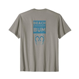 Beach Bum Body Cream Sand Sun T-Shirt, gray