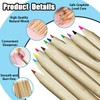 XingyLi 16 Pack Mini Cartoon Coloured Pencils in 12 Colours,