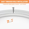 TamBee Aluminum Lazy Susan Heavy Duty Metal Rotating Hardware Turntable