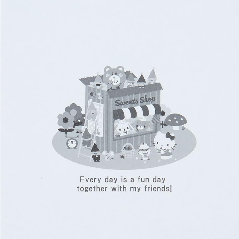 Sanrio 091723 B7 Ring Notebook, Sanrio Characters, 5.0 x 3.9