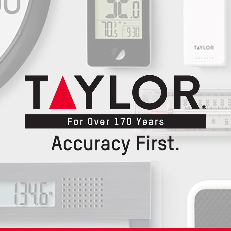 Taylor Light Powered Digital Kitchen Scale, Coffee Husk Blend Material,