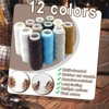 KELAV Sewing Kit with Sewing Accessories, Travel Leather Sewing Set,