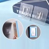 MEELYHOME 10 Pcs Double-Sided Adhesive Wall Hooks Waterproof Oilproof Self