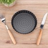 QANYEGN Carbon Steel Pizza Mold Tray, Round Pizza Tray for