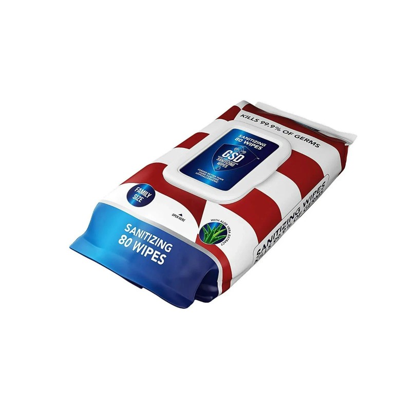 GSD Wipes 80 Pulls Resealable Pack
