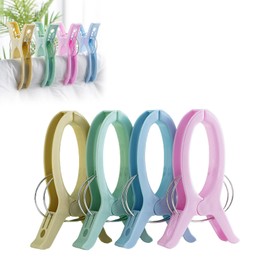Large Clothespins, 4 Piece Set, Futon Reck, Strong, Double Spring, Extra Large Size Futon Shears, Handrail Pinch, Rod Pinch, Laundry Clip, For Laundry Drying Rods, Room Drying, Veranda, Outdoor
