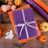 NESCCI Christmas Wrapping Paper,Deep Purple Matte Wrapping Paper,Solid Color Pearly-Lustre