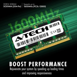 A-Tech 16GB Kit (2x8GB) RAM for Dell Alienware 17 Laptop | DDR3/DDR3L 1600MHz PC3L-12800 SODIMM 2Rx8 1.35V 204-Pin Non-ECC SO-DIMM Memory Upgrade