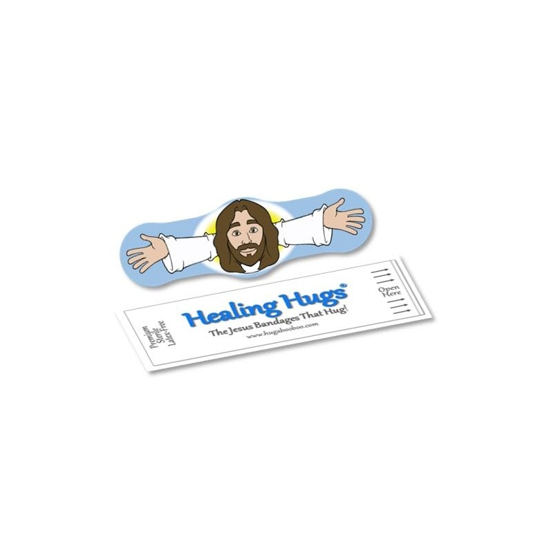 Healing Hugs Jesus Bandages - Premium Adhesive Hugging Jesus from