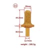 SUPERTOOL Electroplated Diamond Stone Marble Grinding Edge Router Bit, 1/2''