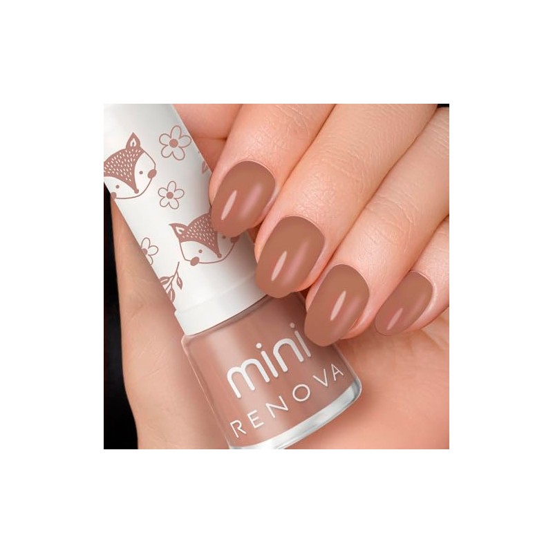 Esmaltes de uñas Renova Mini Duo Neri y Brillo cada