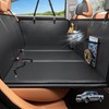 HOB4U Back Seat Extender for Dogs, Hard Bottom Dog Car