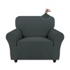 Easy-Going Stretch Fleece Armchair Covers, Non Slip Sofa Chair Covers,