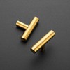 Ravinte 30 Pack Gold T Bar Cabinet Knobs 2 Inch