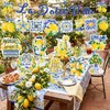 EUOYUFO 10pcs La Dolce Vita Party Decorations Include Lemon Citrus