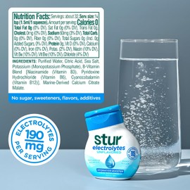 Stur Gotas De Electrolitos Minerales Traza Para Una Hidratación Instantánea Sin Azúcar Ni Edulcorantes Cero Calorías Potenciador De Agua Líquida Sin Sabor Apto Para Veganos Y Keto 5 Botell