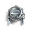 Hubbell-Raco 2711 Die Cast Zinc Squeeze Connector, Non-Metallic, Clamp, 1/2"