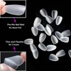Almond Nail Tips, Short, Pack of 510 Full Cover Nail